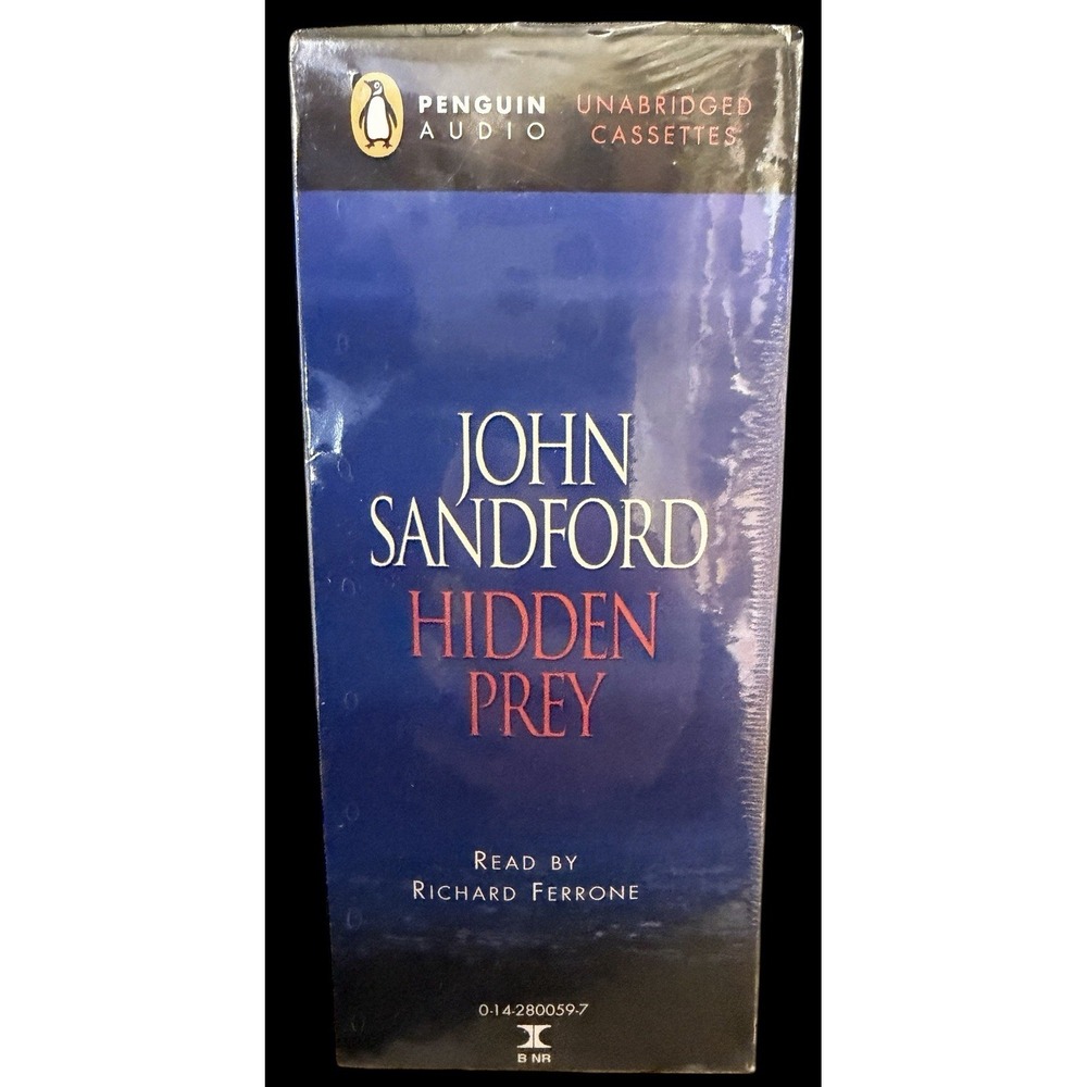 John Sandford Hidden Prey 2004 Audio Cassette, Unabridged edition NEW SEALED